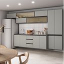 Ver imagem 2 de Cozinha Modulada 8 Peças 5 Aéreos 2 Balcões 1 Paneleiro Nara CabeCasa MadeiraOriginals