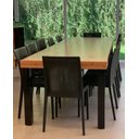 Ver imagem 6 de Kit 4 Cadeiras Rattan em Pp para Restaurantes Sala de Jantar Cozinha Área Externa Ecomhome