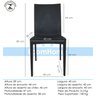 Kit 4 Cadeiras Rattan em Pp para Restaurantes Sala de Jantar Cozinha Área Externa Ecomhome - 7