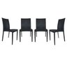 Kit 4 Cadeiras Rattan em Pp para Restaurantes Sala de Jantar Cozinha Área Externa Ecomhome - 2