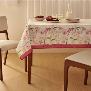 Toalha de Mesa 4 Lugares Pop Quadrada Terraço 140x140cm