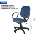 Ver imagem 2 de Cadeira Diretor Braço Corsa : Azul
