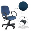 Ver imagem 6 de Cadeira Diretor Braço Corsa : Azul
