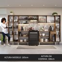 Ver imagem 6 de Armário de Cozinha Completa 325cm Rustic Emilly Madesa 04