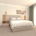 Ver imagem 2 de Cabeceira Cama King Ripada 3,0m Camt 100% Mdf Casa Lar Cor:carvalho Malva com Titânio