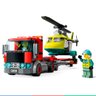 Brinquedo Lego City Blocos de Montar Transporte de Helicóptero de Salvamento 5+ anos 215 Peças - 7