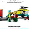 Brinquedo Lego City Blocos de Montar Transporte de Helicóptero de Salvamento 5+ anos 215 Peças - 3
