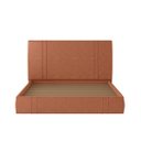 Ver imagem 2 de Cama Moderna Aspen Queen Box com Cabeceira Estofada Base Flutuante Pu Telha G99 - Gran Belo