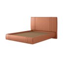 Ver imagem 4 de Cama Moderna Aspen Queen Box com Cabeceira Estofada Base Flutuante Pu Telha G99 - Gran Belo