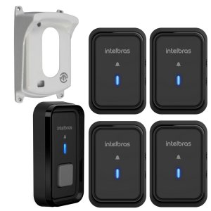 Campainha sem Fio Cib 101 para 4 Salas e Protetor Intelbras