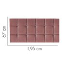 Ver imagem 2 de Painel Estofado Luxo Espanha 195cm King Size para Cama Box Suede Rose - Gat Magazine