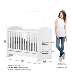 Berço Mini Cama Bala de Menta - 3