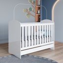 Ver imagem 1 de Berço Mini Cama Bala de Menta Branco