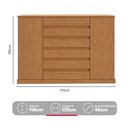 Ver imagem 6 de Cômoda Sapateira Vedra Amêndoa Clean – Lopas