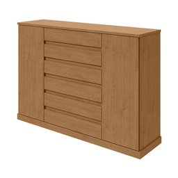 Cômoda Sapateira Vedra Amêndoa Clean – Lopas - 1