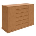 Ver imagem 5 de Cômoda Sapateira Vedra Amêndoa Clean – Lopas