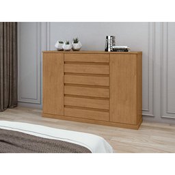 Cômoda Sapateira Vedra Amêndoa Clean – Lopas - 4