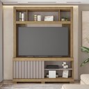 Ver imagem 5 de Estante Home Para TV até 65 Polegadas Bambam Marrom Caemmun