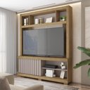 Ver imagem 1 de Estante Home para Tv até 60 Polegadas Cinne Marrom Caemmun