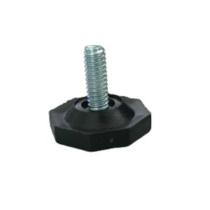 Kit com 24 Pé Nivelador 1/4x3/4 C/base de 30mm