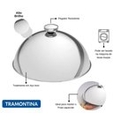 Ver imagem 5 de Kit 2 Cloches 24,5cm Aço Inox Tampa para Alimentos Tramontin