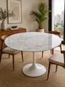 Ver imagem 3 de Mesa de Jantar Saarinen Redonda 80cm - Mármore Espirito Santo