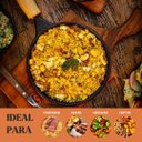 Ver imagem 3 de Frigideira Tapioca Ferro 18cm0,3 Cabo Madeira Panela Mineira