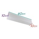 Ver imagem 2 de Arandela Camarim Retangular Acrílico 60cm para LED E27 ST463