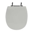 Ver imagem 1 de Assento Sanitário Poliéster para Louça Mássima (incepa) Aço (reb. Oculto) Cinza Platina