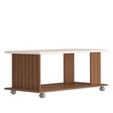 Ver imagem 5 de Kit 3 Peças para Sala de Estar Rack, Mesa de Centro e Cristaleira Murano