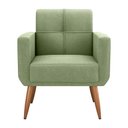 Ver imagem 4 de Poltrona Decorativa para Sala Lages Boucle Oliva