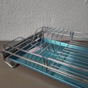 Ver imagem 5 de Escorredor de Louça 12 Pratos Corrediça Deslizante 87cm Aramado com Bandeja Inox