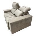 Ver imagem 4 de Sofá Retrátil Reclinável 2 Lugares 106x150cm Confortável