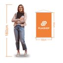 Ver imagem 4 de Banner Brechó Masculino Feminino Roupas e Calçados 80x50cm