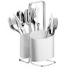 Porta Talheres Utimil CR421 em Aço Cromado e Polietileno - 1