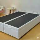 Ver imagem 5 de Cama Queen Box Baú Bi-partida 79 Blindada - Linhão - Turim Milão Branco