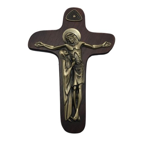 Crucifixo Cruz da Unidade Parede ou Porta Madeira 20 cm FORNECEDOR 31 62625