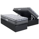 Ver imagem 1 de Cama Box Baú Solteiro: Colchão Anatômico Herval D60 / Ag65 Perpetual + Base Crc Suede Gray (