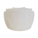 Ver imagem 6 de Poltrona Giratória 122cm Mercy Bouclé Suave Off White - Sallar Home