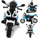 Ver imagem 2 de Moto Eletrica Infantil Zippy Toys BMW S1000RR Aterish 12V Azul