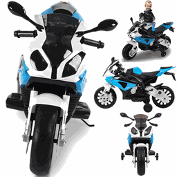 Moto Eletrica Infantil Zippy Toys BMW S1000RR Aterish 12V Azul - 2 Moto Eletrica Infantil Zippy Toys BMW S1000RR Aterish 12V Azul - 2