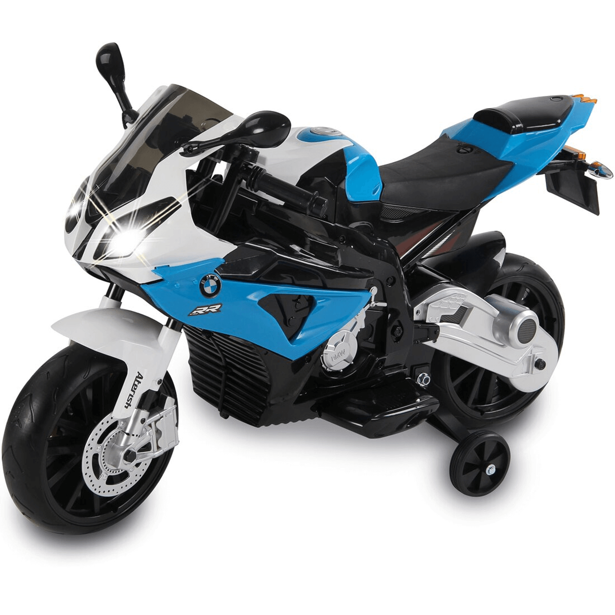 Moto Eletrica Infantil Zippy Toys BMW S1000RR Aterish 12V Azul - 1