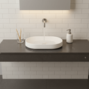 Ver imagem 4 de Cuba para Banheiro Badenza Voss de Sobrepor Oval 48x32cm Branco