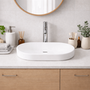 Ver imagem 3 de Cuba para Banheiro Badenza Voss de Sobrepor Oval 48x32cm Branco