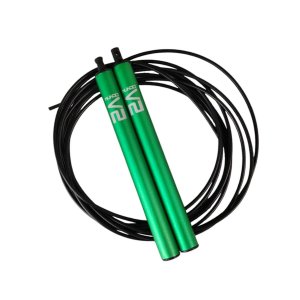 Corda de Pular Speed Rope Rolamento Treino Cross Academia Musculaçao Exercicio Fisico:verde