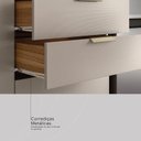 Ver imagem 4 de Balcão Cozinha Alba 2 Portas e 2 Gavetas com Tampo -demóbile:amêndola Touch / Nude Prime Tx