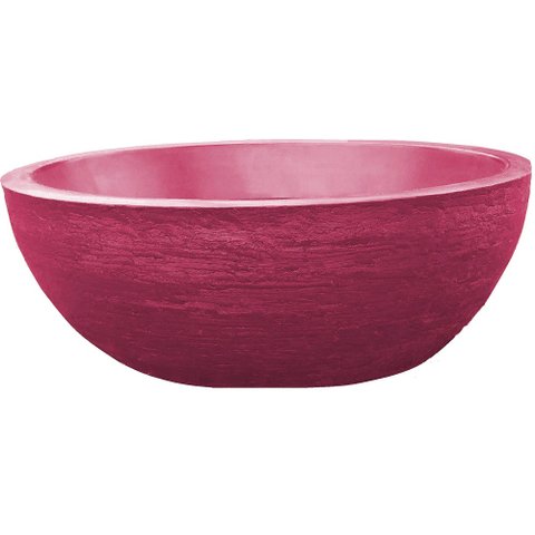 Vaso Planta 80x30 Bacia Polietileno - VINHO BORDO 021
