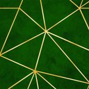 Ver imagem 2 de Papel de Parede Adesivo Zara Verde Dark com Dourado - 2,5m