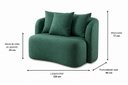 Ver imagem 4 de Sofá Curvo Orgânico Elegância e Contemporaneidade Orion