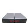 Cama Box Baú Queen Bipartido Blindado Sintético Cinza Com Pistão A Gás - 2